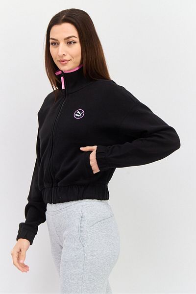 Puma Women Sportswear Fit Brand Logo Sweatshirt, Black