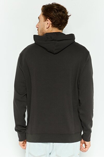 Lee Men Hooded Legendary Sweatshirt, Washed Black