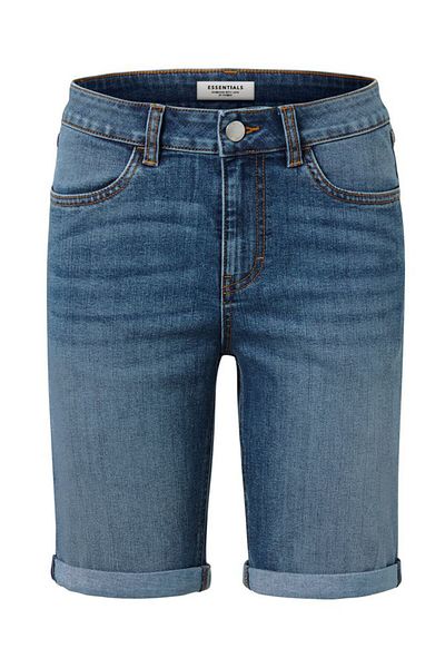 Tchibo Women Washed Denim Shorts, Blue