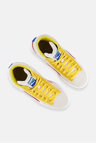 Puma Kids Boy Suede Mid Lace Up Outdoor Shoes, White