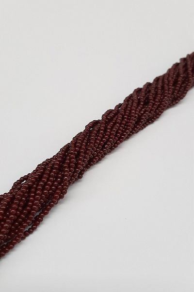 Hayalperest boncuk Claret Red Matte String Sand Bead