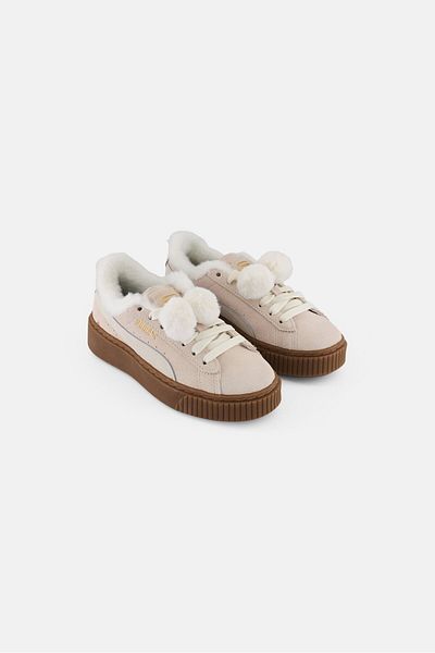 Puma Women Lace Up Outdoor Shoes, White