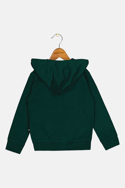 Nautica Toddlers Boy Brand Logo Hooded Jacket, Green