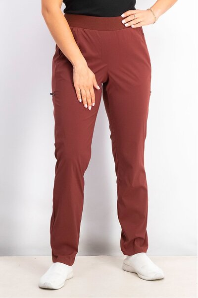 Tchibo بنطلون نسائي عالي الأداء للمشي لمسافات طويلة، بني