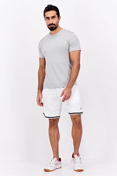 Legend Men Sportswear Fit Drawstring Basketball 8,5 Inseam Shorts, White