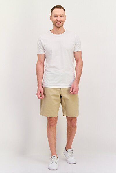 GAP Men Plain 10 Inseam Basic Shorts, Khaki