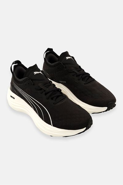 Puma Women Forever Run Lace Up Running Shoes, Black