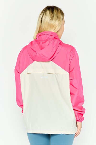 Asics Women Regular Fit Brand Logo Training Hoodie, Pink
