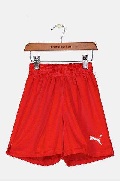 Puma Kids Boy Sportswear Fit Training Shorts, Red