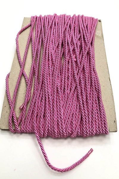 Hayalperest boncuk Ροζ Κορδόνι Σχοινί 3 Mm 1 Mt