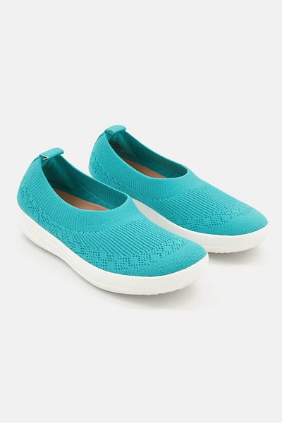 Fitflop حذاء رياضي نسائي من Uberknit سهل الارتداء، بلون النعناع