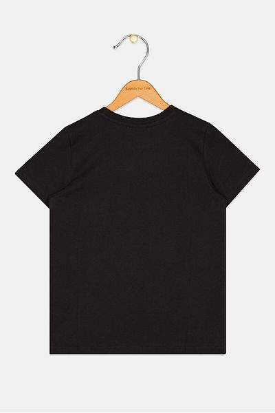 Ellesse Kids Girl Sportswear Fit Running T-shirt, Black Combo