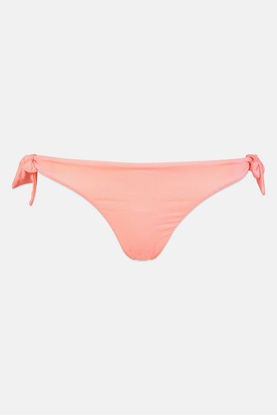 BİLLABONG Women Embroidered Logo Bikini Bottom, Pink