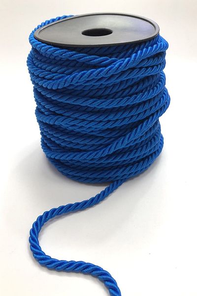 Hayalperest boncuk Snur Albastru Saks 8 Mm 1 Mt