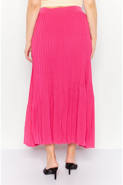 Esprit Women Pleated Midi Skirts, Pink
