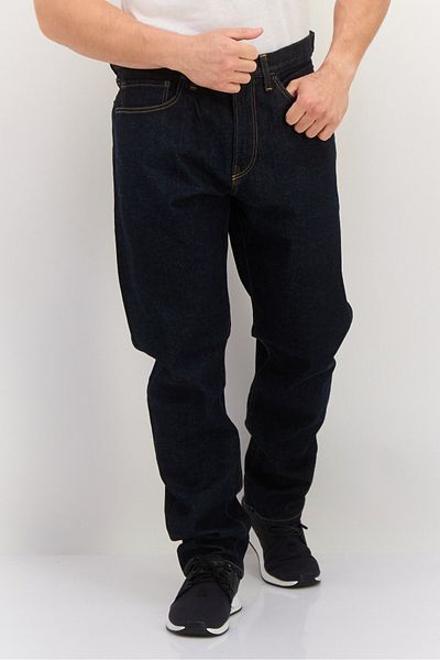 GAP Men Straight Taper Fit Washed Stretchable Denim, Navy