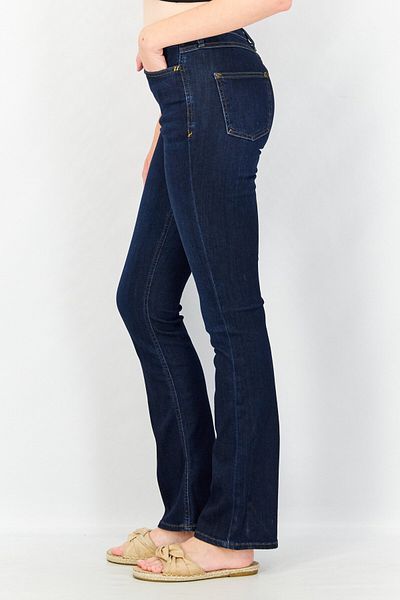 Esprit Women Bootcut Fit Washed Denim Jeans, Navy Blue