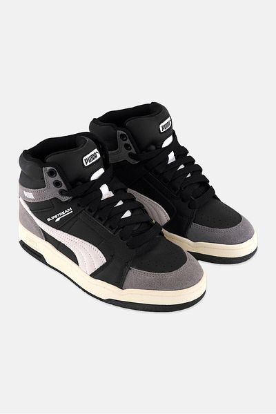Puma Kids Boy Slipstream Mid Lace Up Sports Shoes, Black