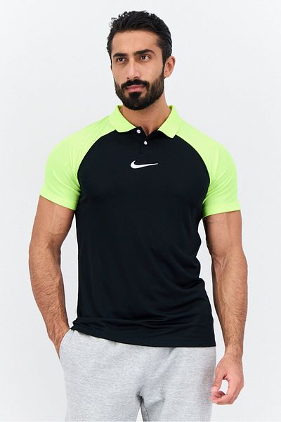 Nike Men Sportswear Fit Short Sleeves Training Polo, Lime