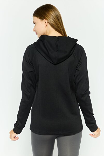 hummel Women Sportswear Fit Full Zip Training Hoodies, Black