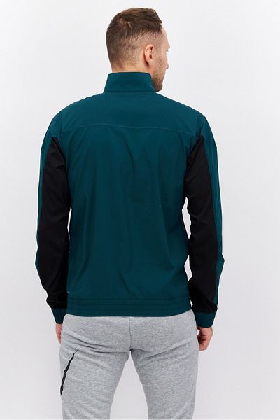 Puma Men Sportswear Fit Long Sleeve Half Zip Training Jacket, Dark Green