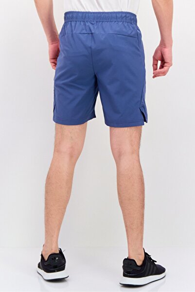 Legend Men Sportswear Fit Drawstring Training 7 Inseam Shorts, Blue