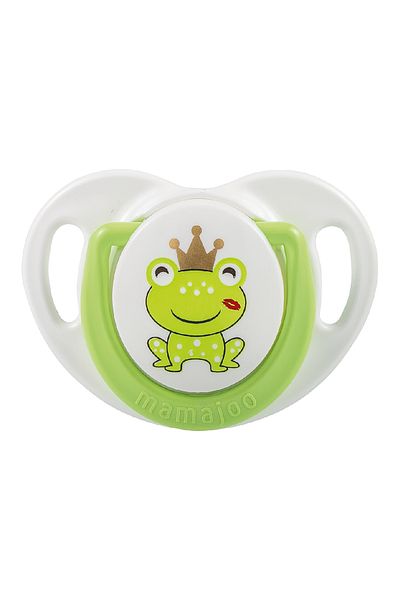 Mamajoo Green Orthodontic Pacifier - Prince with Palate, 6+ Months, Storage Box, 1 Piece
