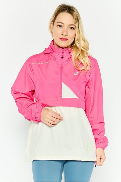 Asics Women Regular Fit Brand Logo Training Hoodie, Pink
