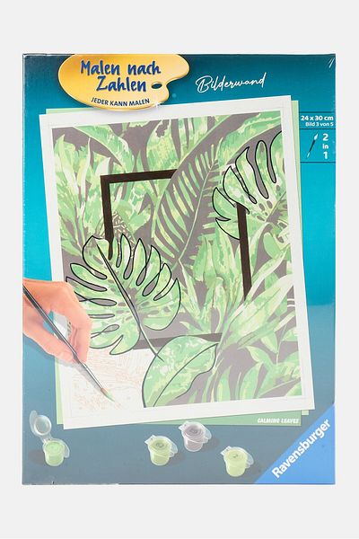 RAVENSBURGER Pain By Number Calming Leaves Malen 20272, Green