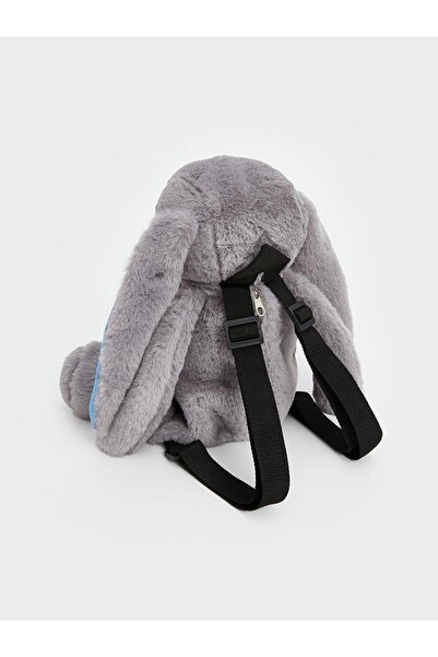 LC Waikiki LCW ECO Pelüş Tavşan Figürlü Kız Çocuk Sırt Çantası