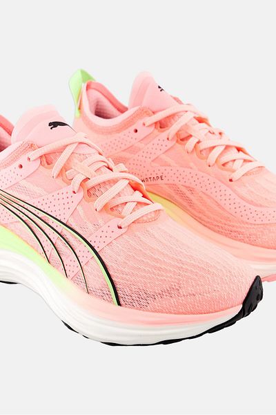 Puma Women Forever Nitro Dream Rush Lace Up Running Shoes, Coral Pink
