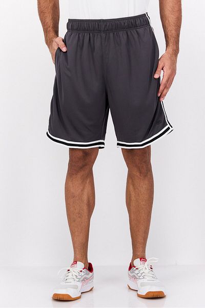 Legend Men Sportswear Fit Drawstring Basketball 8,5 Inseam Shorts, Dark Grey