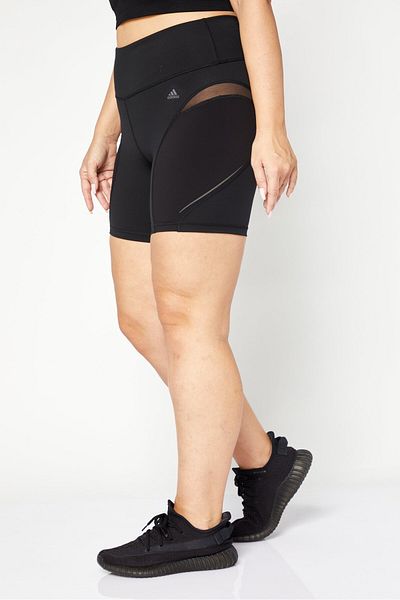 adidas Women Plus Size Training Shorts, Black