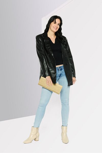 Dkny Women Regular Fit Solid Casual Blazer, Black