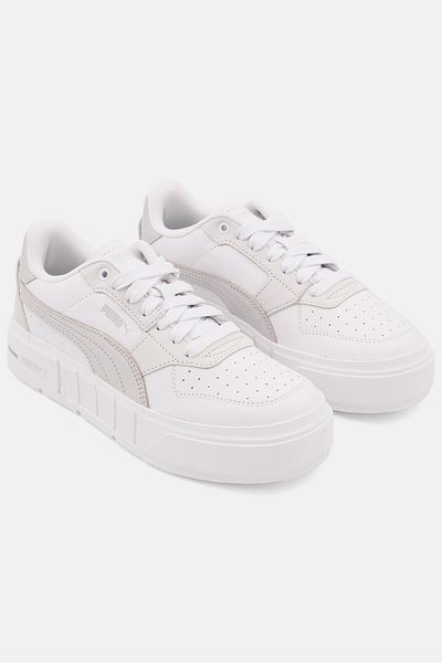 Puma Women Cali Court Lth Lace Up Sports Shoes, White