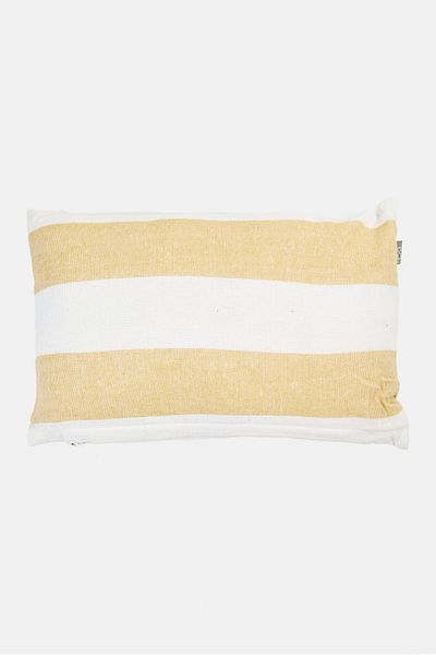 Muy Mucho Stripe Cushion 20 X 30 Cm, Yellow
