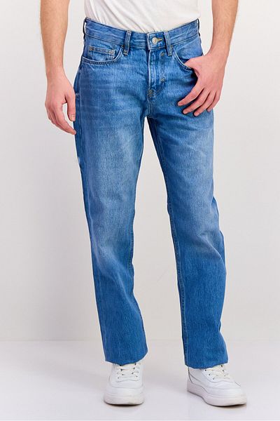 Esprit Men Straight Fit Washed Stretchable Jeans, Blue