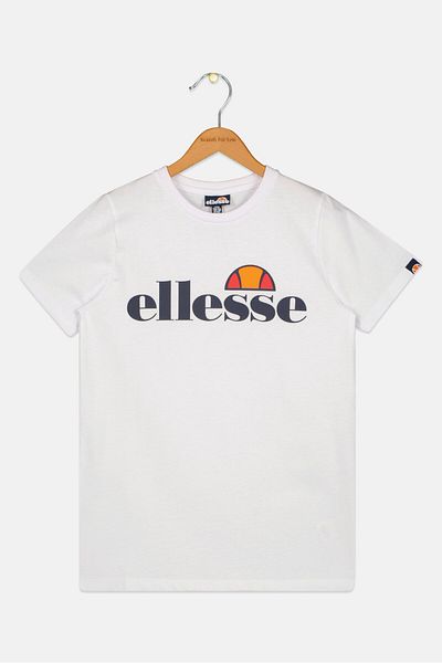 Ellesse Kids Boy Sportswear Fit Running T-shirt, White Combo
