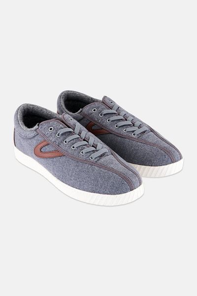 Tretorn Women Nylite Woko Lace Up Shoes, Grey