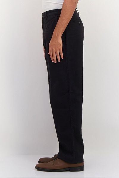 GAP Men Loose Fit Plain Chino Pants, Black