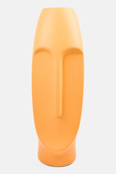 Muy Mucho Ceramic Vase 38 H x 11 D cm, Orange