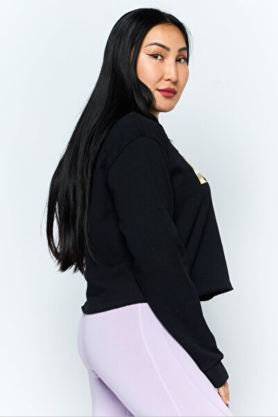 Hugo by Hugo Boss Women Long Sleeve Camouflage Hoodies, Black