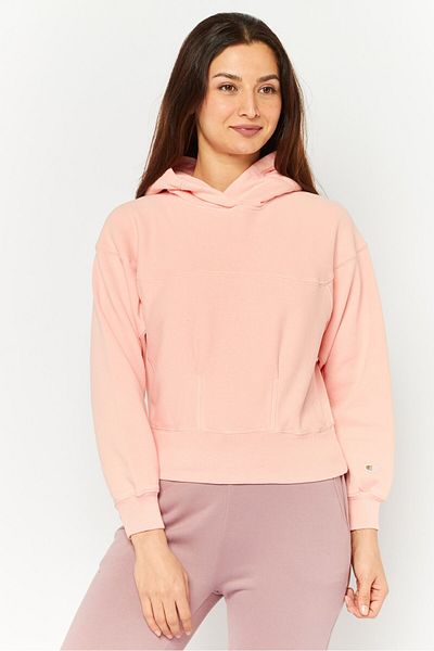 Champion Women Sportswear Fit Long Sleeve Outdoor Sweatshirts, Coral Pink