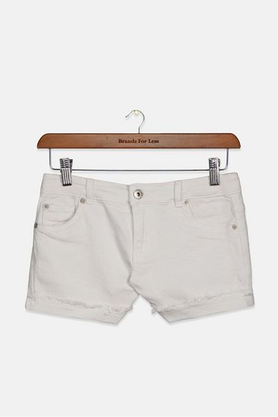 LUCKY BRAND Kids Girl Riley Denim Shorts, White