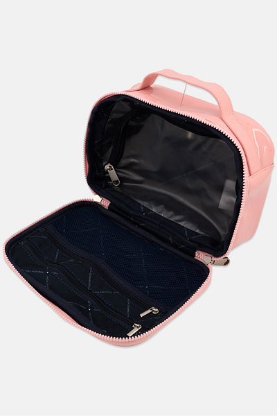 French Connection Women Brand Logo Vanity Bag, Pink