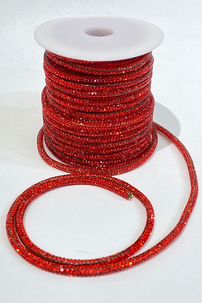 Hayalperest boncuk Red Stone Full Pipe Strip