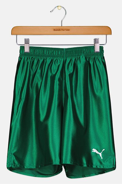 Puma Kids Boy Brand Logo Shorts, Green
