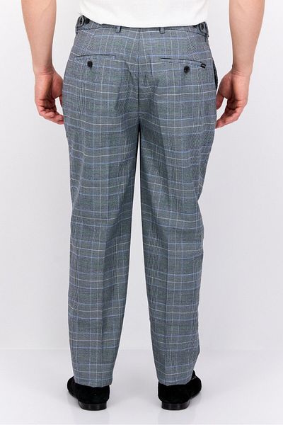 Scotch & Soda Men Slim Fit Pleated Blake Chino Pants, Grey Combo
