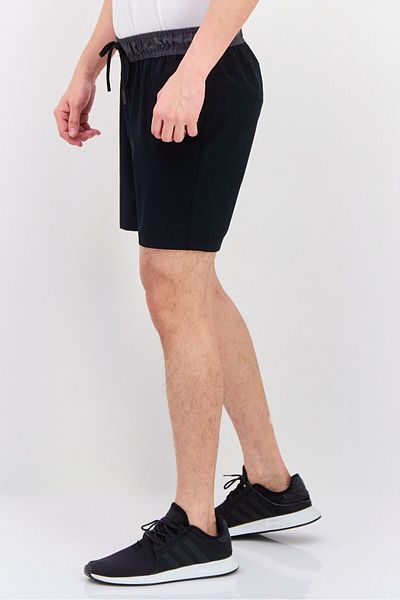 Legend Men Sportswear Fit 7 Inseam Drawstring Training Shorts, Black
