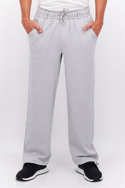 Esprit Men Regular Fit Solid Jogger Pants, Grey